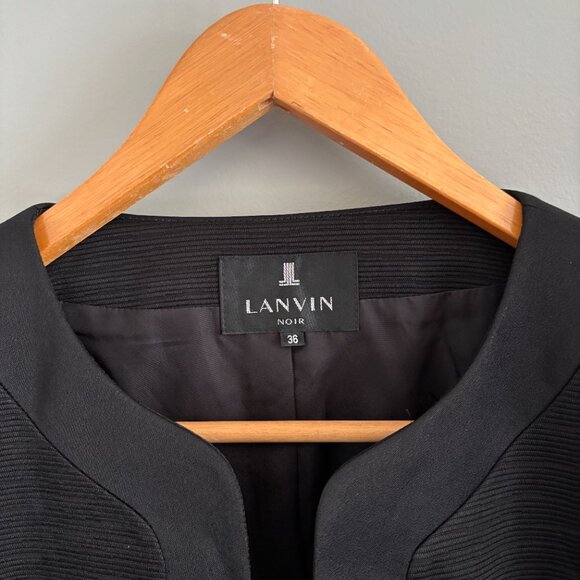 Lanvin Noir Blazer - Picture 2 of 9